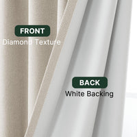 H.VERSAILTEX Pinch Pleated 100% Blackout Curtains