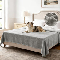 H.VERSAILTEX Non Slip Chenille Pet Couch Cover Thick Soft Washable Sofa Protector