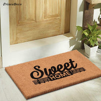 Prince Deco Doormats for Outside Entry | Natural Coco Coir Mats for Front Door | Premium Durable Outside Door Mats Heavy-Duty with Rubber Backing, Easily Captures Moisture/Dirt, 16" x 24"