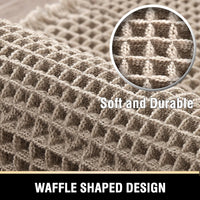 H.VERSAILTEX Absorbent Non-Slip Waffle Bath Mat – Quick Dry & Machine Washable