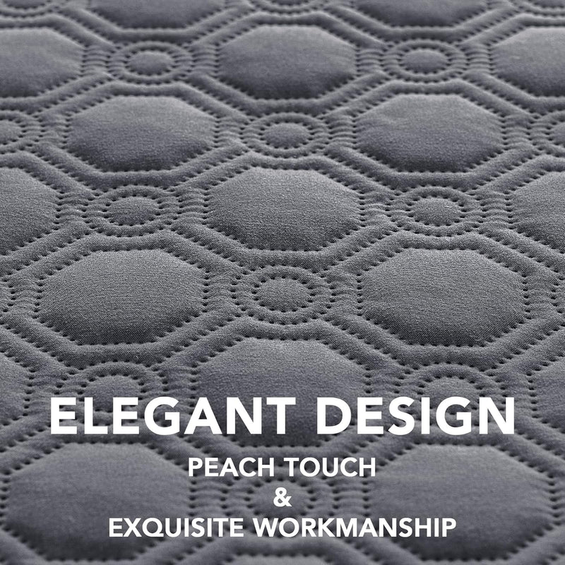 H.VERSAILTEX 100% Waterproof Couch Cover for 3 Cushion Sofa Triple Non Slip with Storage Pocket