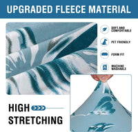 H.VERSAILTEX Super Stretch Sofa Covers 3 Piece Set Soft Thick Individual Cushion Covers Pet Friendly