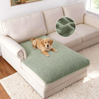 H.VERSAILTEX Non Slip Chenille Pet Couch Cover Thick Soft Washable Sofa Protector