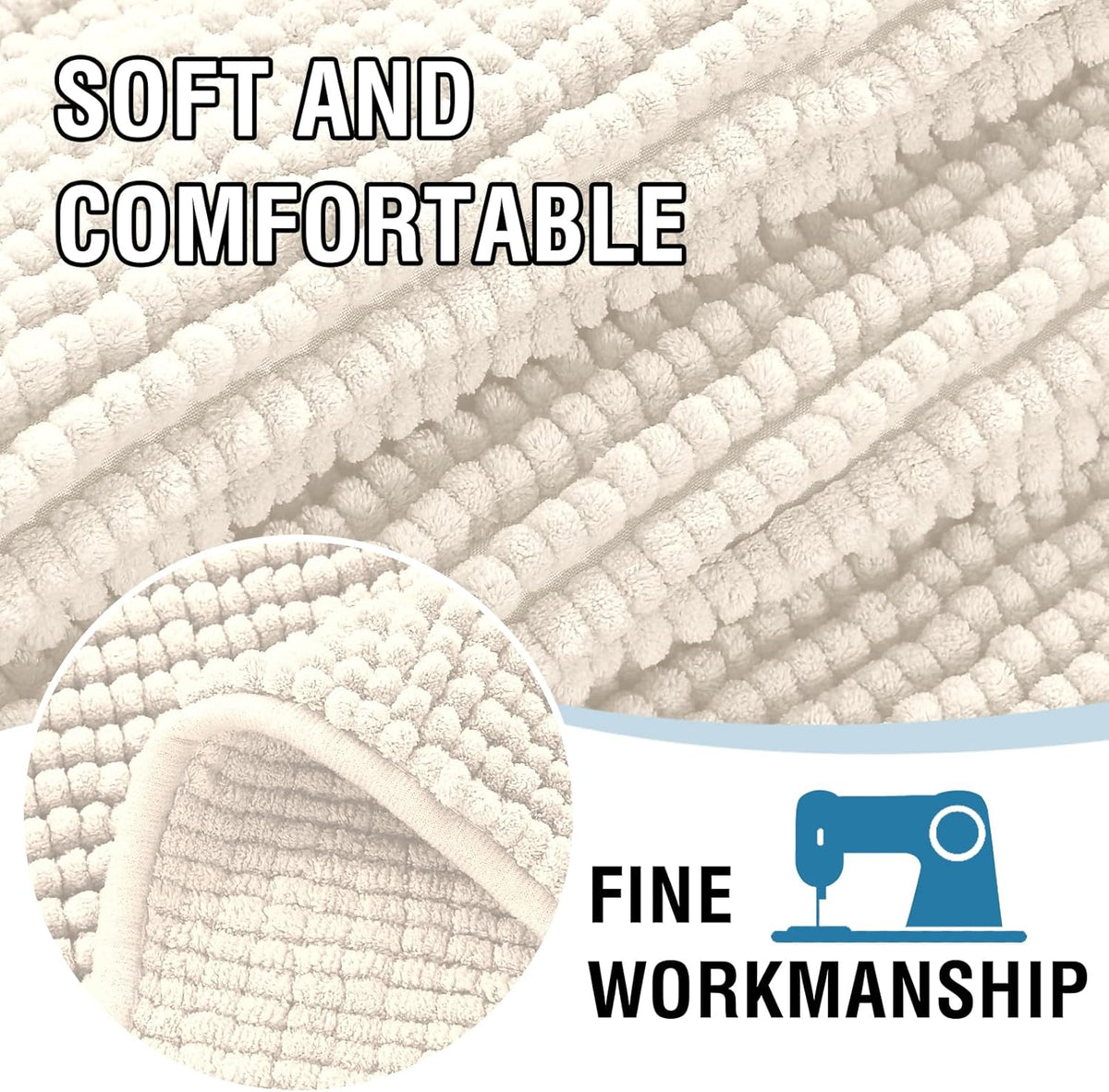 H.VERSAILTEX Thick Chenille Sofa Cover for Dogs & Pets – Soft, Anti-Slip Design