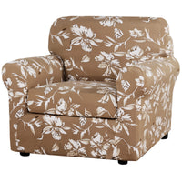 H.VERSAILTEX Super Stretch Sofa Covers 3 Piece Set Soft Thick Individual Cushion Covers Pet Friendly
