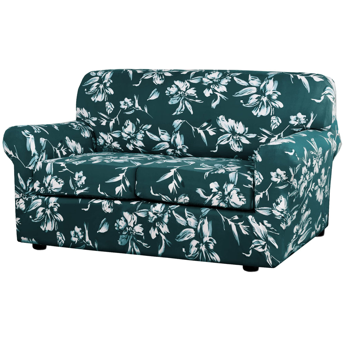 H.VERSAILTEX Super Stretch Sofa Covers 3 Piece Set Soft Thick Individual Cushion Covers Pet Friendly