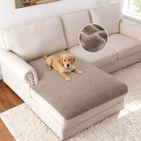 H.VERSAILTEX Non Slip Chenille Pet Couch Cover Thick Soft Washable Sofa Protector