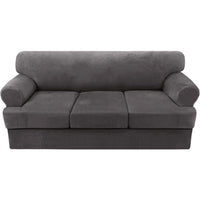Sofa Slipcovers Thick Velvet Couch Cover Stretch T Cushion Sofa Covers Individual T Cushion Covers,