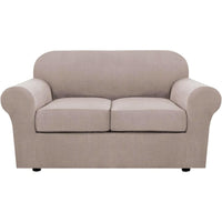 4 Piece Stretch Couch Covers for Cushion Couch Sofa Furniture Slipcovers
