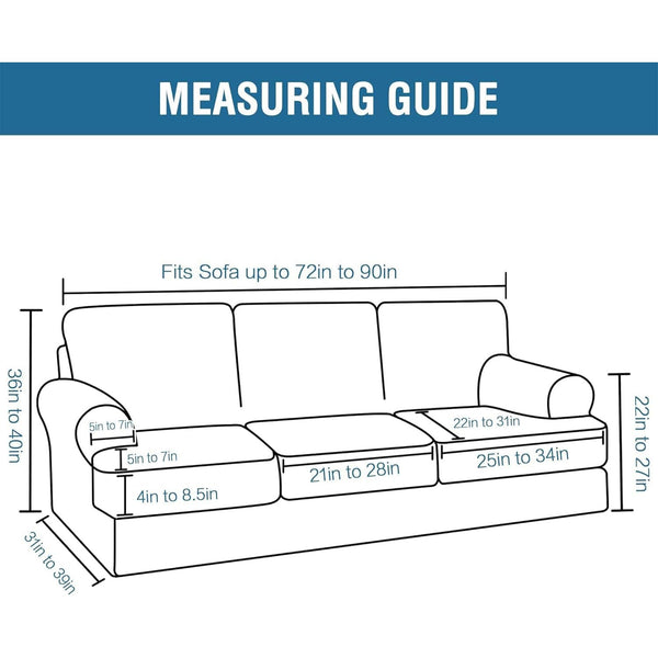 Sofa Slipcovers Thick Velvet Couch Cover Stretch T Cushion Sofa Covers Individual T Cushion Covers,