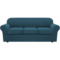 4 Piece Stretch Couch Covers for Cushion Couch Sofa Furniture Slipcovers