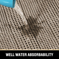 H.VERSAILTEX Absorbent Non-Slip Waffle Bath Mat – Quick Dry & Machine Washable