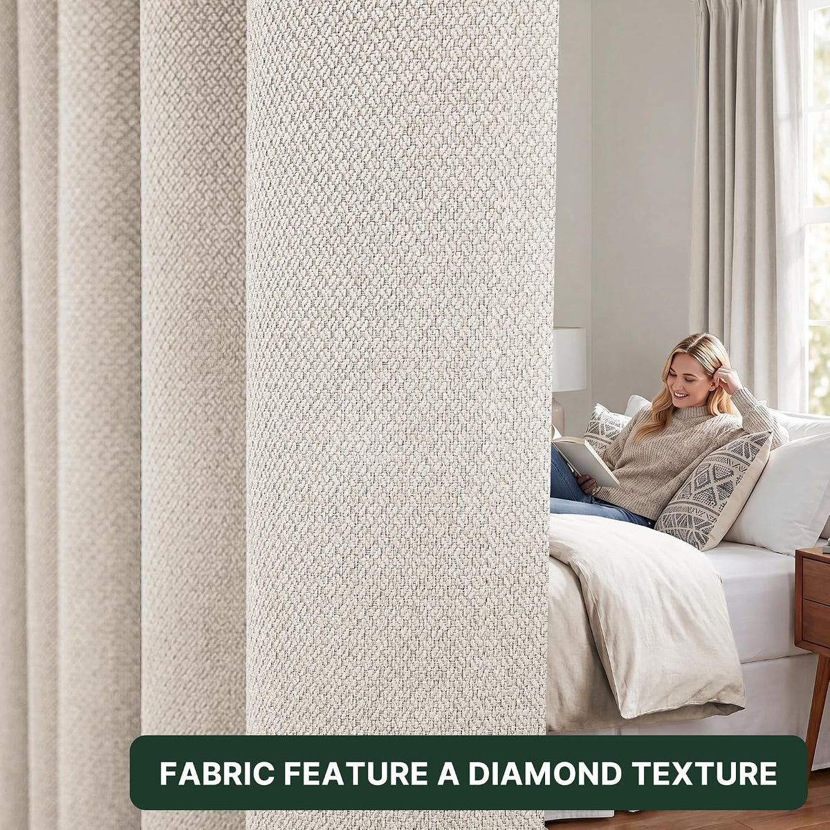 H.VERSAILTEX Pinch Pleated 100% Blackout Curtains