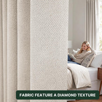 H.VERSAILTEX Pinch Pleated 100% Blackout Curtains