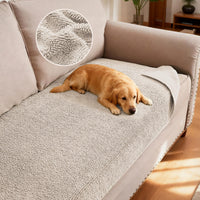 H.VERSAILTEX Non Slip Chenille Pet Couch Cover Thick Soft Washable Sofa Protector