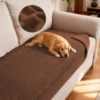 H.VERSAILTEX Non Slip Chenille Pet Couch Cover Thick Soft Washable Sofa Protector