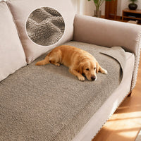 H.VERSAILTEX Non Slip Chenille Pet Couch Cover Thick Soft Washable Sofa Protector