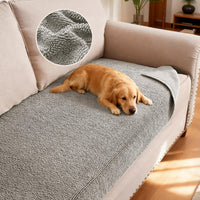 H.VERSAILTEX Non Slip Chenille Pet Couch Cover Thick Soft Washable Sofa Protector