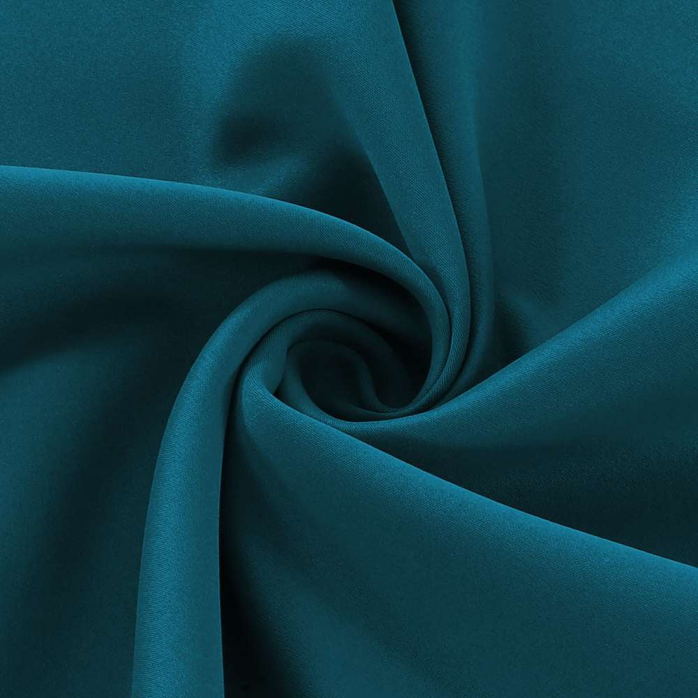 Turquoize Classic 100% Blackout Curtains, Sage Solid Print, 2 Panels, 42 x 63 In