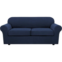 4 Piece Stretch Couch Covers for Cushion Couch Sofa Furniture Slipcovers