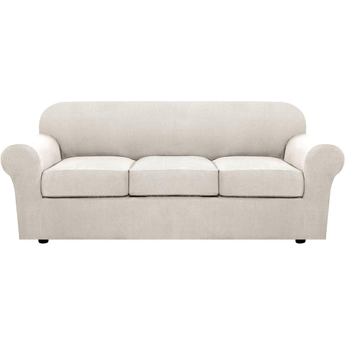 4 Piece Stretch Couch Covers for Cushion Couch Sofa Furniture Slipcovers