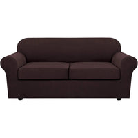 4 Piece Stretch Couch Covers for Cushion Couch Sofa Furniture Slipcovers