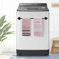 Turquoize 4 Pack Magnetic Curtain Rods Multi-Use Adjustable Petite Cafe Sidelight for Iron and Steel Place (16"-28", Black)