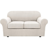 4 Piece Stretch Couch Covers for Cushion Couch Sofa Furniture Slipcovers