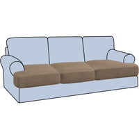 Stretch T Cushion Sofa Slipcovers Individually Sofa Cushion Covers Jacquard Fabric