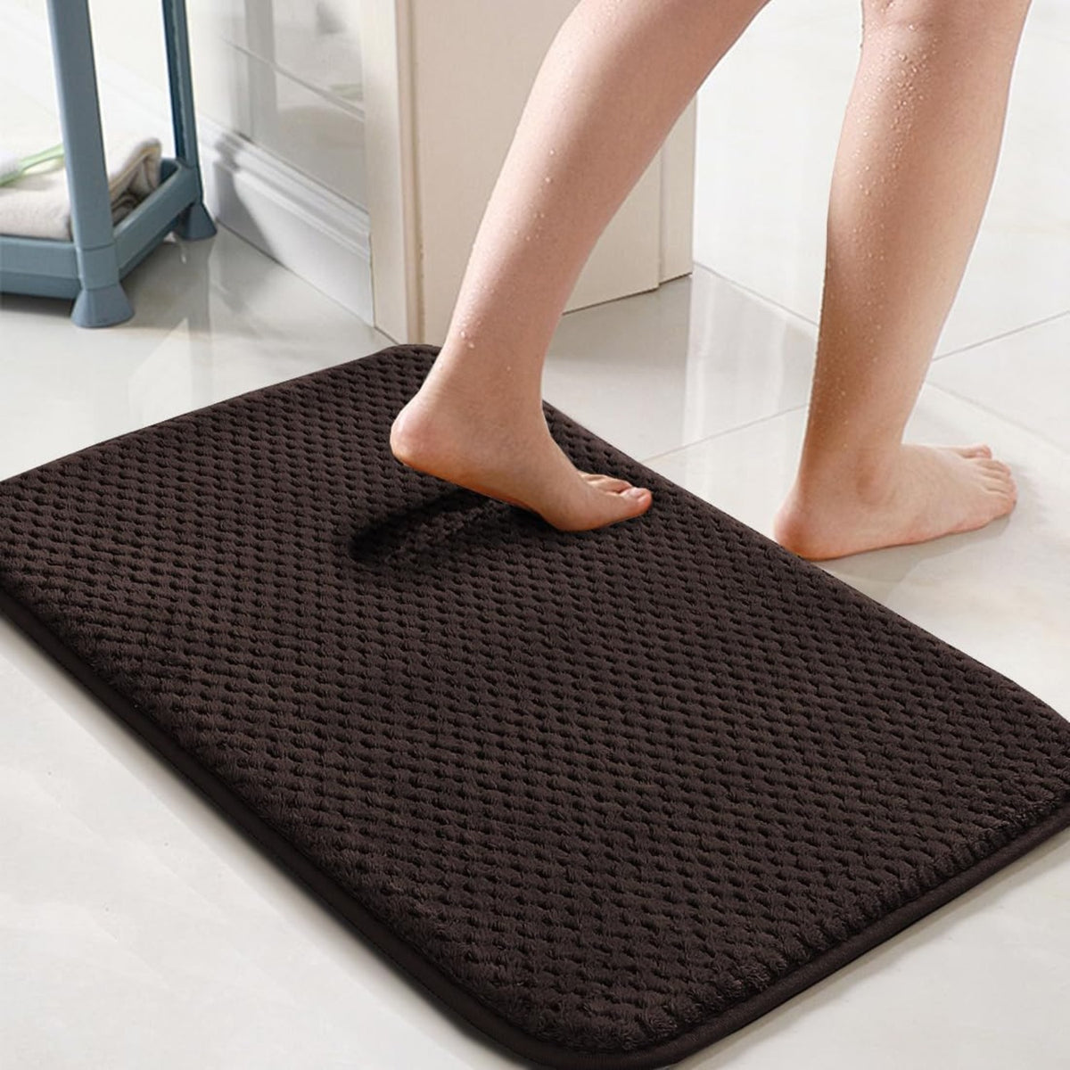 H.VERSAILTEX Memory Foam Bath Mat Rug Quick Drying Bathroom Rug for Floor