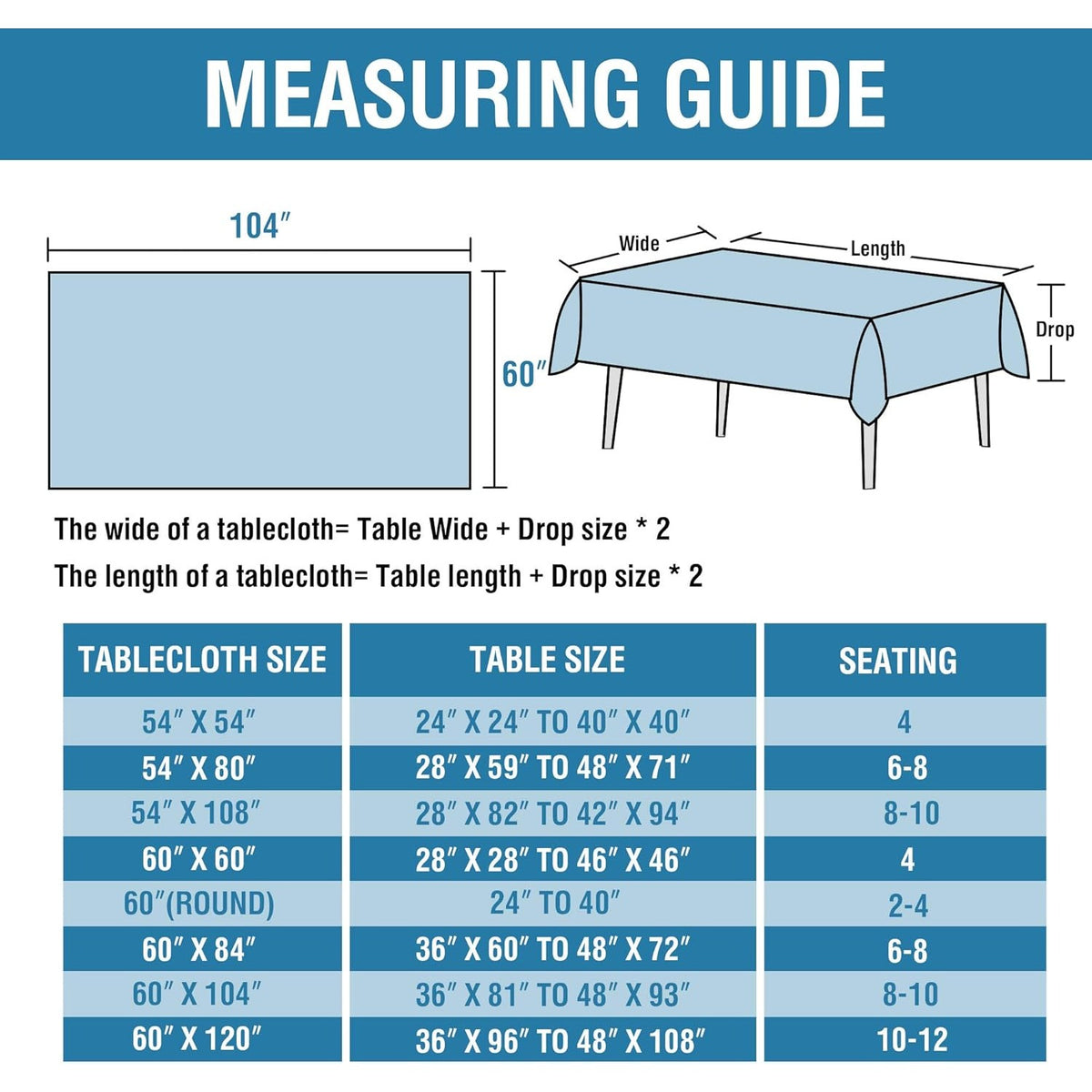 Linen Textured Table Cloths Premium Solid Tablecloth Spill-Proof Waterproof Table Cover