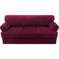 Sofa Slipcovers Thick Velvet Couch Cover Stretch T Cushion Sofa Covers Individual T Cushion Covers,