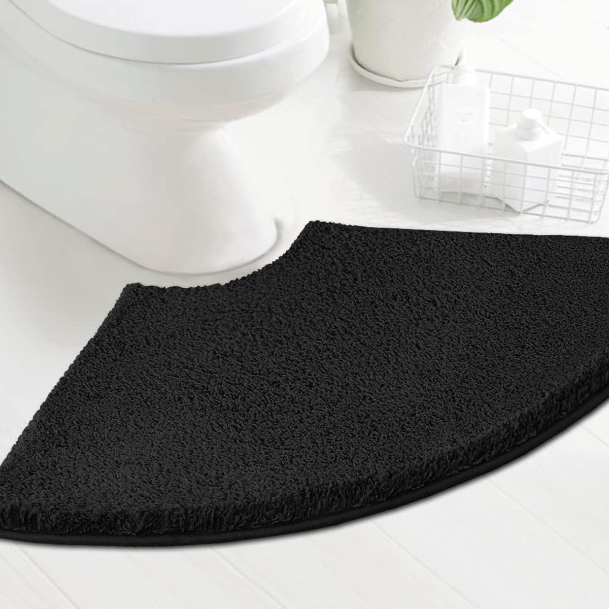 Bathroom Rug Tufted Bath Rug Bath Mat Non Slip Area Rug Extra Soft Thick Absorbent Shaggy Kitchen Rug Indoor Mat Washable Microfiber Bath Mat for Bathroom Living Room Fast Dry