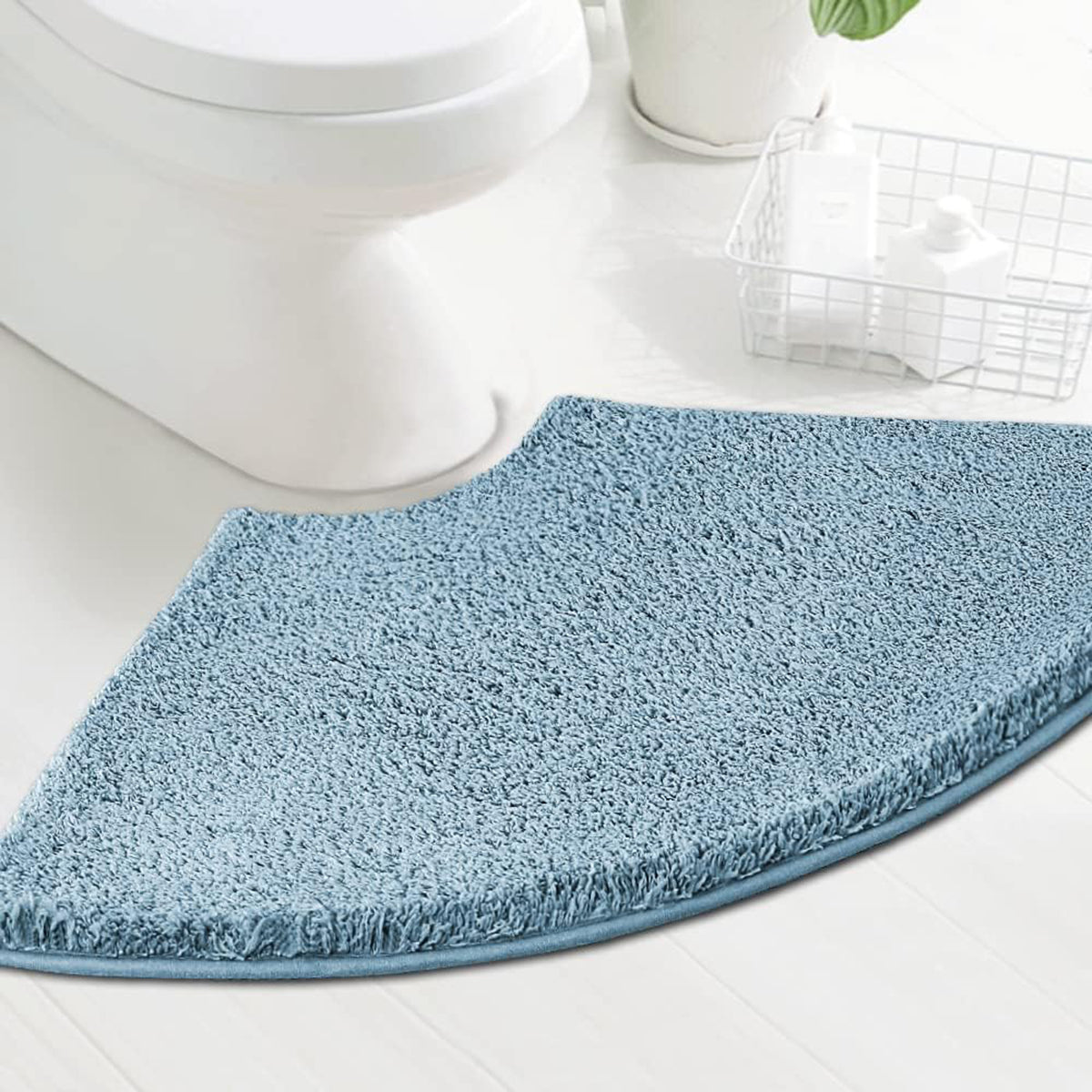 Bathroom Rug Tufted Bath Rug Bath Mat Non Slip Area Rug Extra Soft Thick Absorbent Shaggy Kitchen Rug Indoor Mat Washable Microfiber Bath Mat for Bathroom Living Room Fast Dry