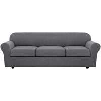 4 Piece Stretch Couch Covers for Cushion Couch Sofa Furniture Slipcovers