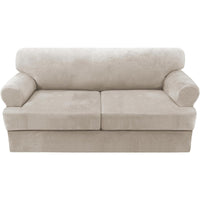 Sofa Slipcovers Thick Velvet Couch Cover Stretch T Cushion Sofa Covers Individual T Cushion Covers,