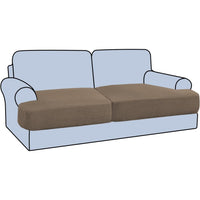 Stretch T Cushion Sofa Slipcovers Individually Sofa Cushion Covers Jacquard Fabric