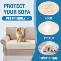 100% Waterproof Sofa Cushion Cover Washable Dog Bed Cover