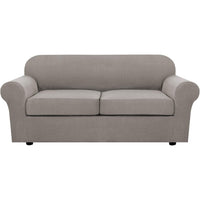 4 Piece Stretch Couch Covers for Cushion Couch Sofa Furniture Slipcovers