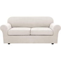 4 Piece Stretch Couch Covers for Cushion Couch Sofa Furniture Slipcovers