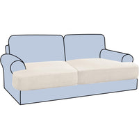 Stretch T Cushion Sofa Slipcovers Individually Sofa Cushion Covers Jacquard Fabric