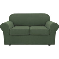 4 Piece Stretch Couch Covers for Cushion Couch Sofa Furniture Slipcovers