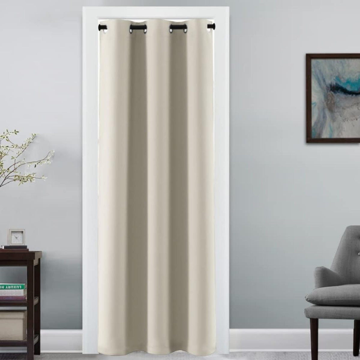 H.VERSAILTEX Doorway Curtain Blackout Closet Door Curtain Room Divider