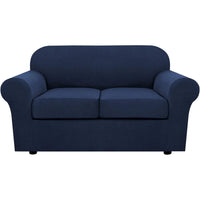 4 Piece Stretch Couch Covers for Cushion Couch Sofa Furniture Slipcovers