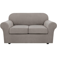 4 Piece Stretch Couch Covers for Cushion Couch Sofa Furniture Slipcovers