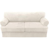 Sofa Slipcovers Thick Velvet Couch Cover Stretch T Cushion Sofa Covers Individual T Cushion Covers,