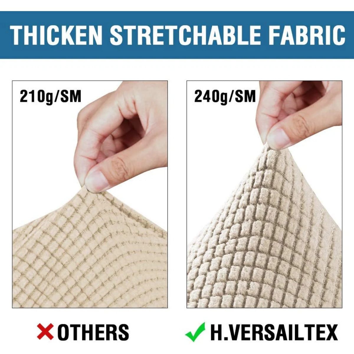 4 Piece Stretch Couch Covers for Cushion Couch Sofa Furniture Slipcovers