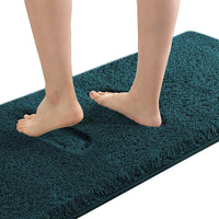 Bathroom Rug Tufted Bath Rug Bath Mat Non Slip Area Rug Extra Soft Thick Absorbent Shaggy Kitchen Rug Indoor Mat Washable Microfiber Bath Mat for Bathroom Living Room Fast Dry