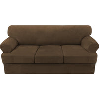 Sofa Slipcovers Thick Velvet Couch Cover Stretch T Cushion Sofa Covers Individual T Cushion Covers,