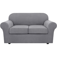 4 Piece Stretch Couch Covers for Cushion Couch Sofa Furniture Slipcovers